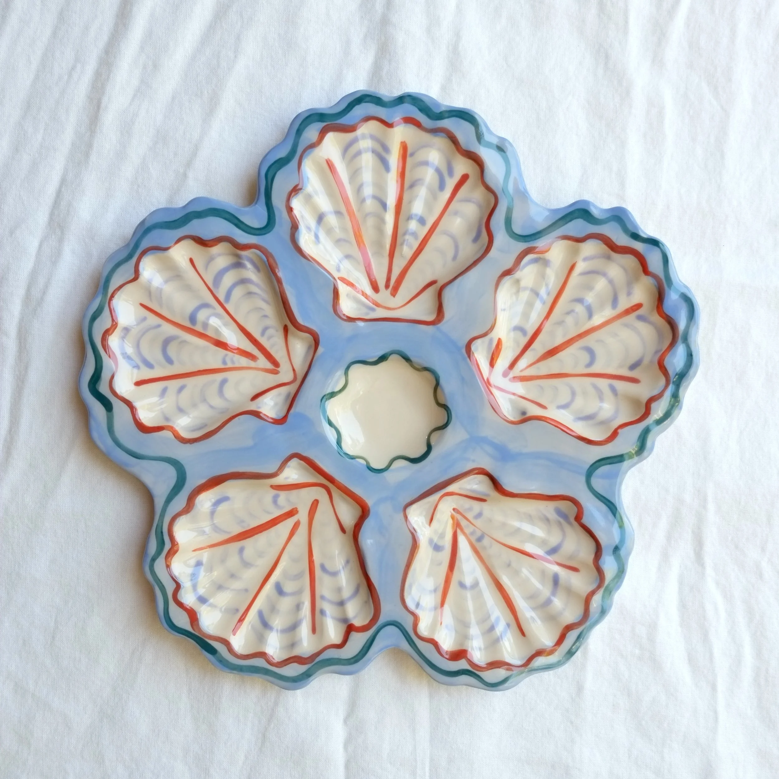 Scallop Shell Plate