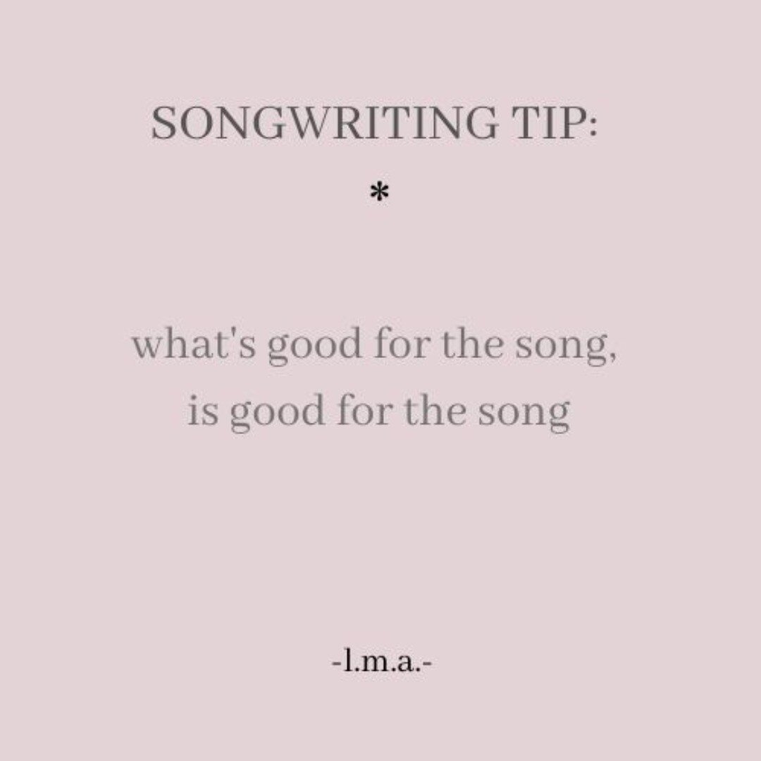 When we are creating, it is best to get out of the way.  We too often 2nd guess our ideas because we think they aren't good enough and abandon a song idea before it has a chance to develop. 

🎶 Write as the observer and suspend judgment for just awh