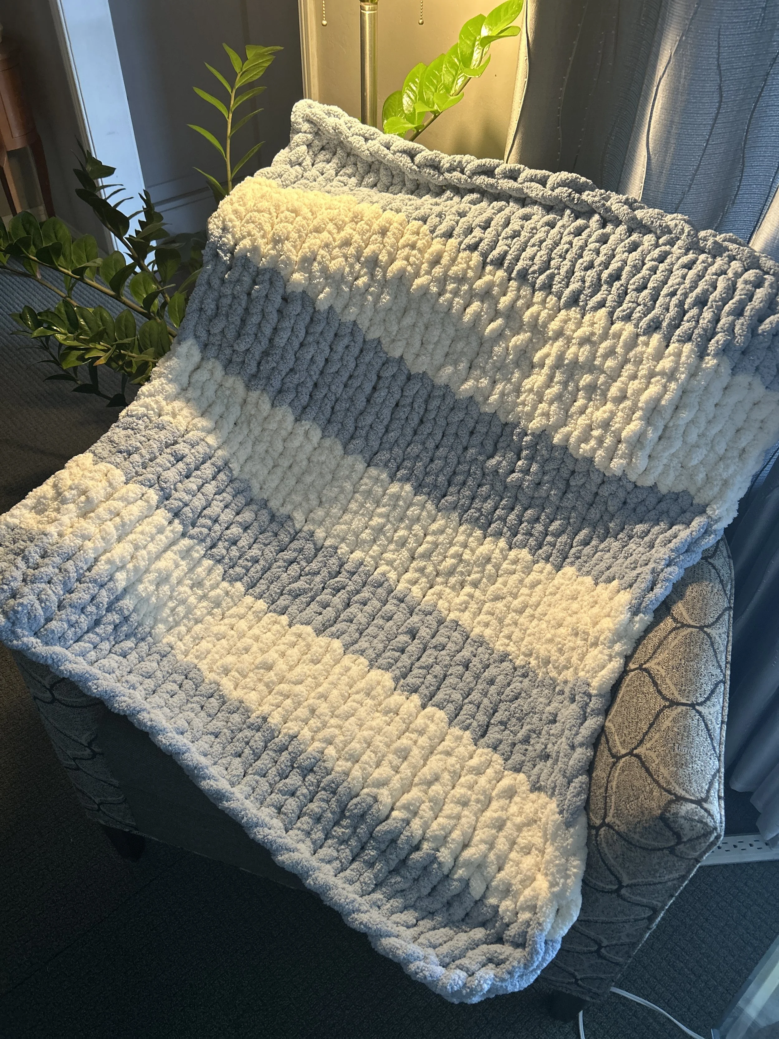 "Baby Blue Wave"  33 x 40