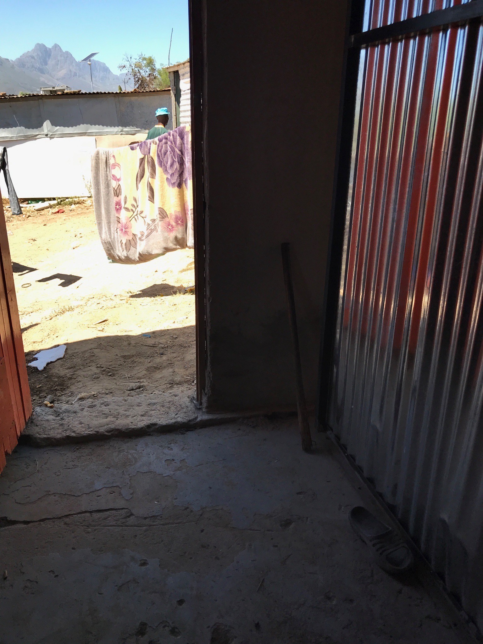 Walkway to WC