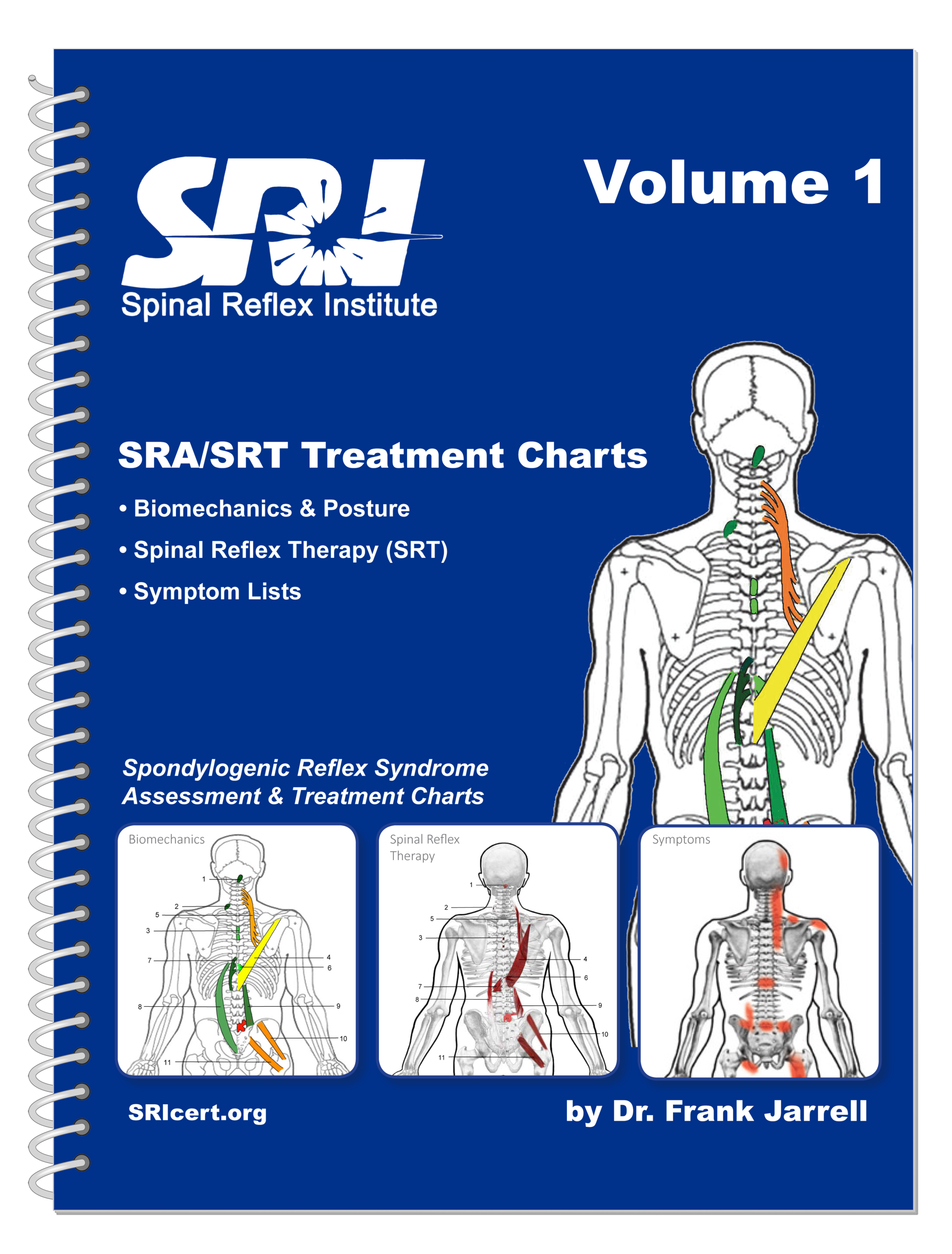 SRA/SRT Treatment Charts - Volume 1 — Spinal Reflex Therapy for Massage