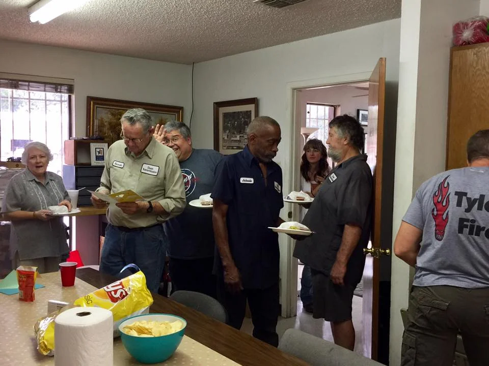 Celebrating Richard's 47 years at Dunn.