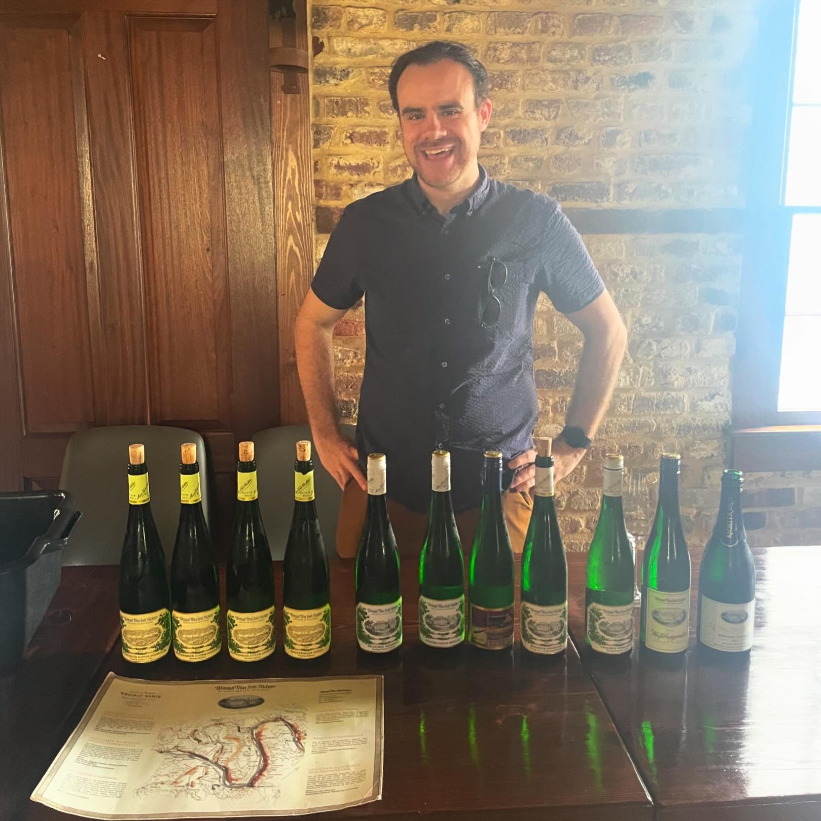 Such a pleasure having Constantin Richter - 10th generation winemaker for @weingut_maxferdrichter - in the Carolina&rsquo;s this week! #rieslingfordays