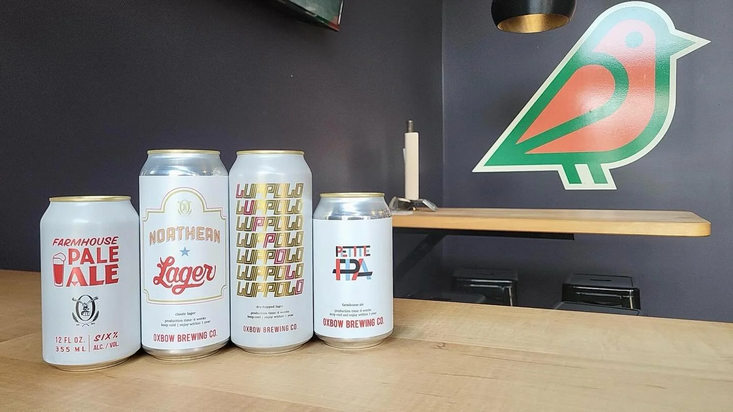 Maine roots, farmhouse soul. 🍺
Oxbow Brewing Company has built a reputation for beautifully balanced, rustic ales inspired by traditional European styles, brewed with a distinctly American edge. From crisp, refreshing saisons to complex, barrel-aged