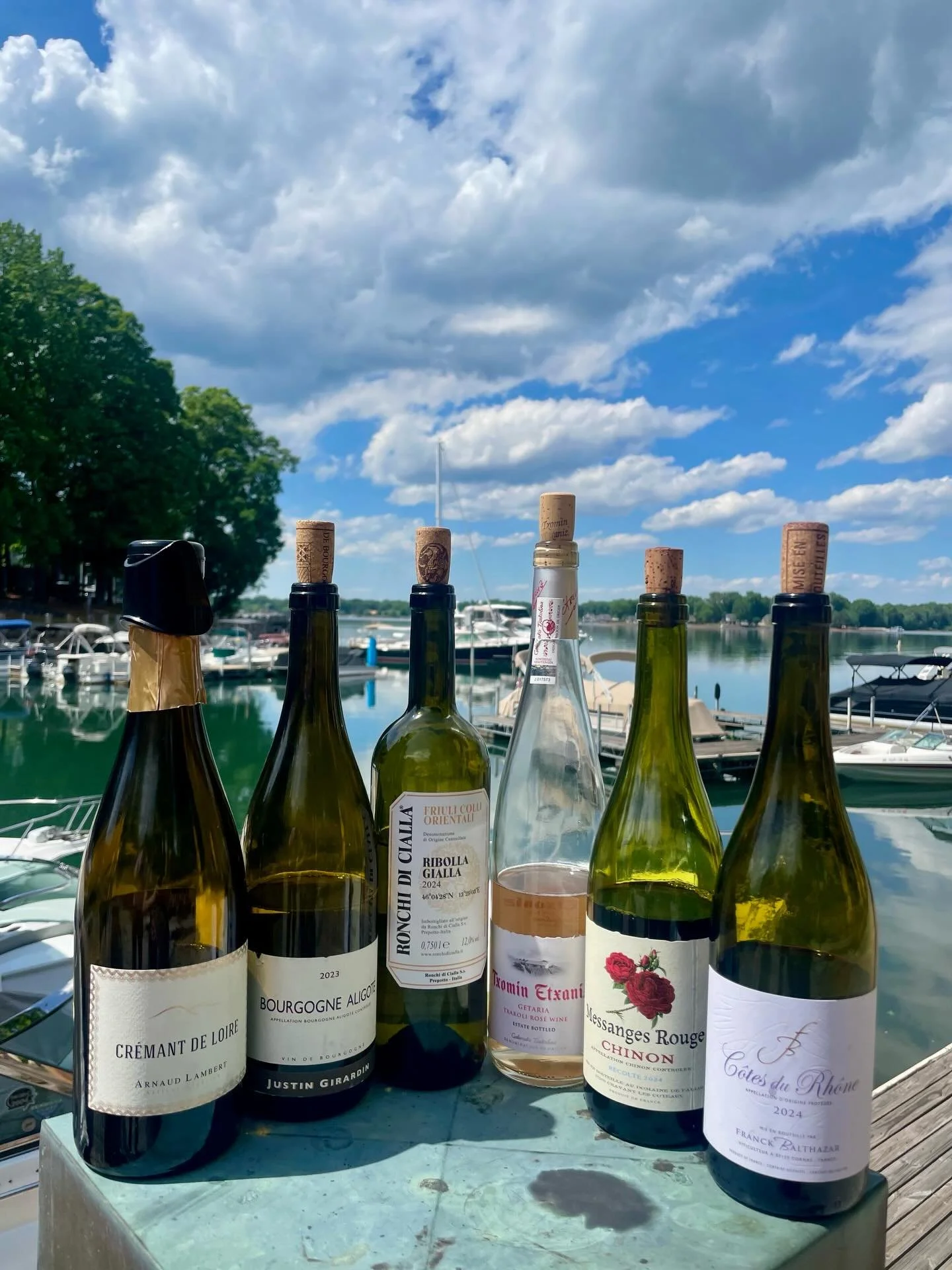 Sunshine, lake breeze, and a lineup worth lingering over. ☀️🍷 Six bottles bringing old-world charm to the docks at Lake Norman&mdash;crisp whites, vibrant ros&eacute;, and reds made for slow sips and long conversations.

From vineyard to shoreline, 