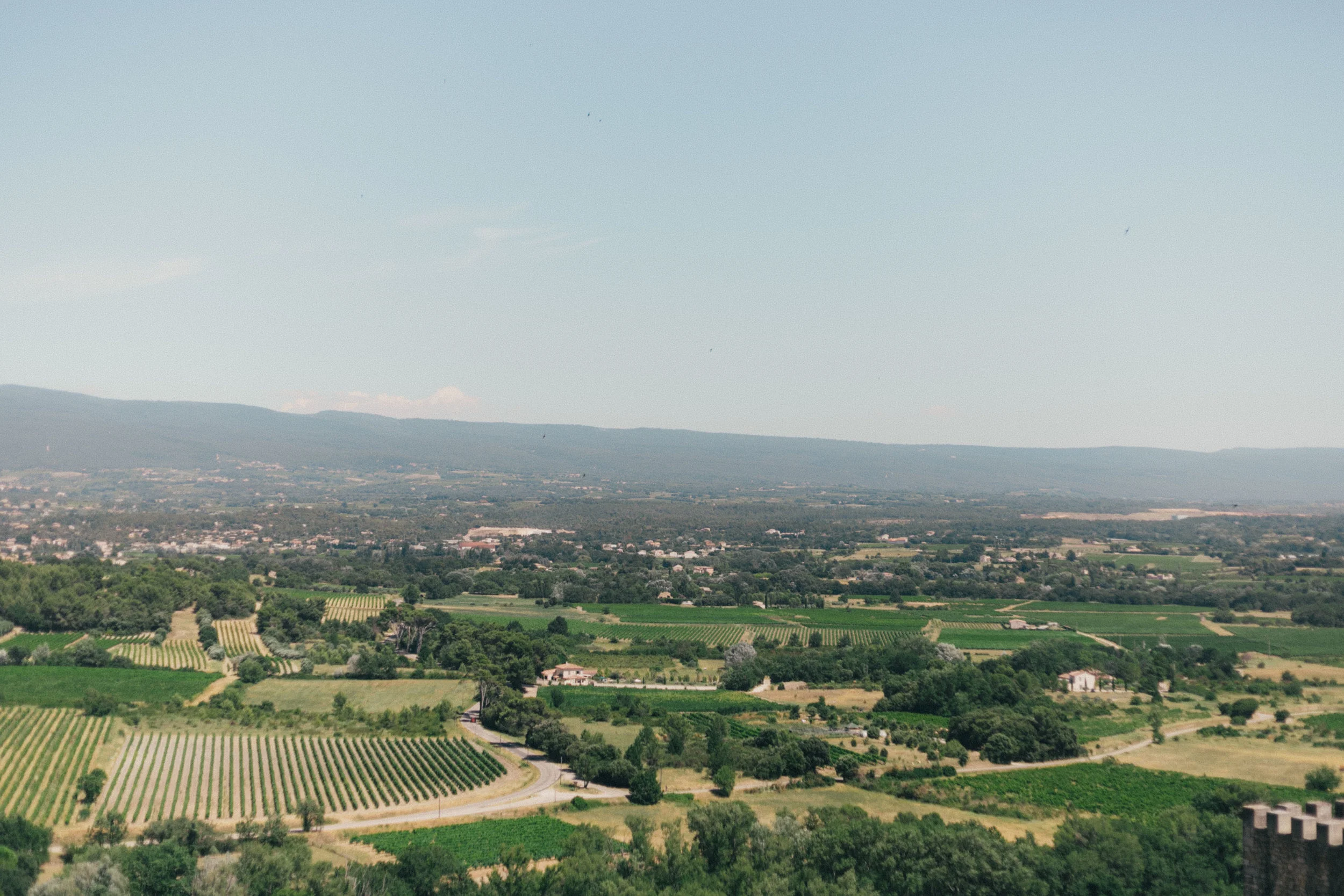 château pesquié and crillon-le-brave