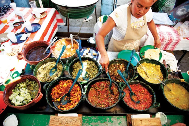 Markets and street food The first time I traveled to Mexico, I was afraid that if I ate on the street or in markets, I would become deathly ill. As such, I missed out on some of the best food available in this country. Come with me to taste some of the most delicious — and reliable — street stalls, holes-in-the-wall and markets in the city. I’ll also take you to a city market and show you how it works, and you’ll have an opportunity to buy some souvenirs. 