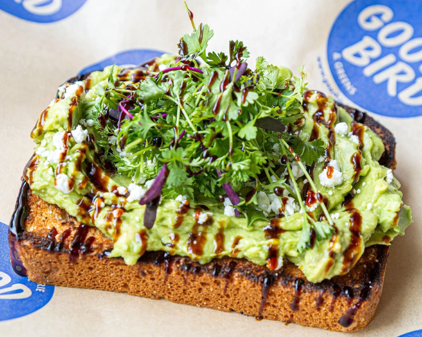 ✔ Fresh ingredients
✔  Healthy
✔  The perfect breakfast or lunch order

🥑 Multi-grain bread toasted with avocado mash, balsamic glaze, goat cheese, and micro greens!

#goodbird #avocadotoast #molto #neworleans #healthyeating