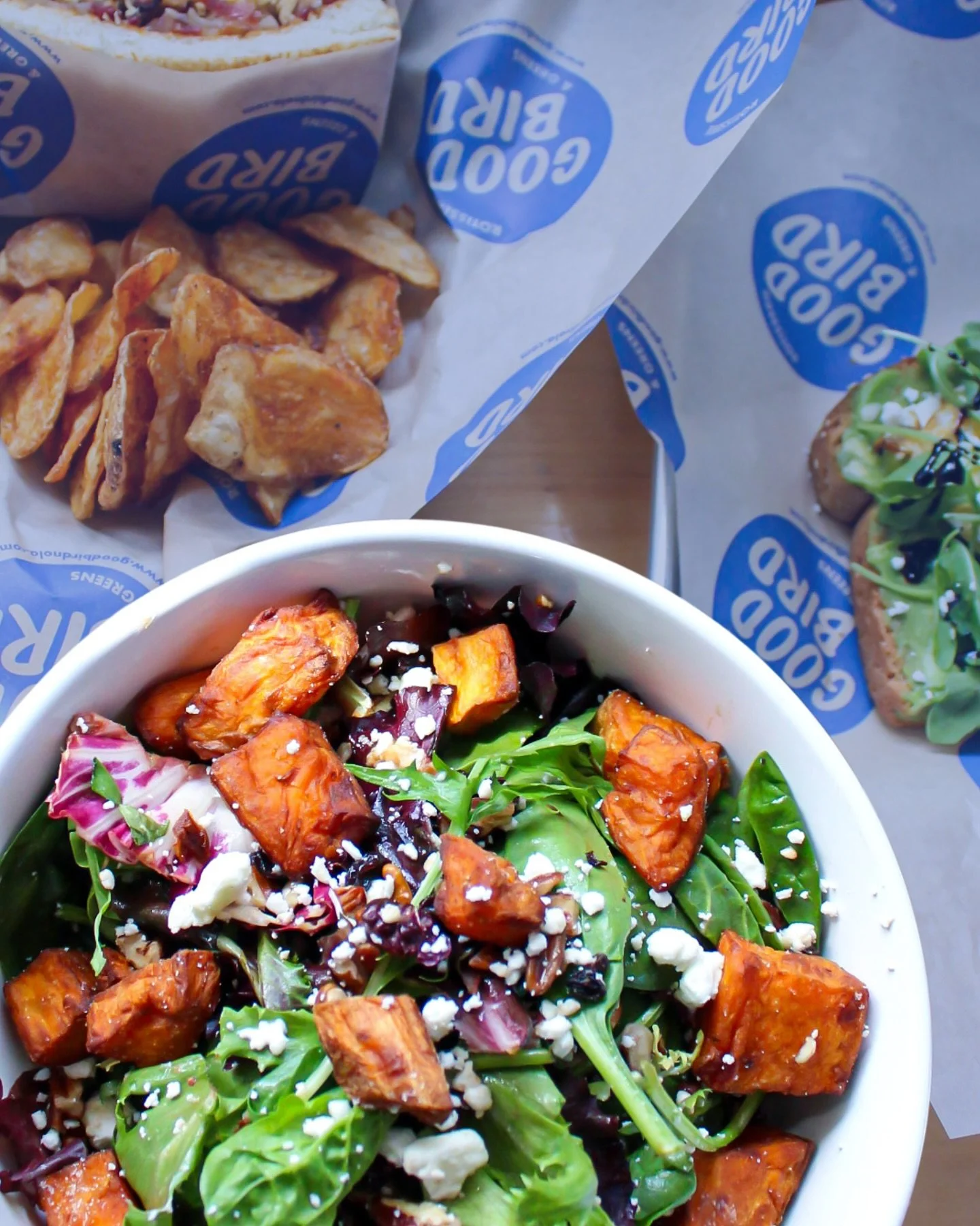 Our menu&rsquo;s stacked and our doors are open 🐓 

Find us at 5041 Freret St back to regular hours: M&ndash;F &lsquo;til 8, Sat &lsquo;til 4.

#goodbird #healthyfood #falleating #neworleans #healthyeating