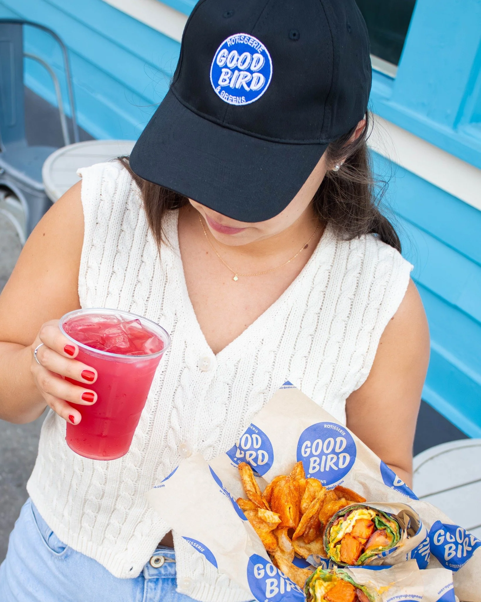 Heading into the weekend with the essentials 🍳

Our Breakfast Burrito and Hibiscus Berry Tea never miss 🙂&zwj;↕️

Heads up! We will close at 4 pm today (11/21). 

#goodbird #breakfast #breakfastburrito #neworleans #healthyeating