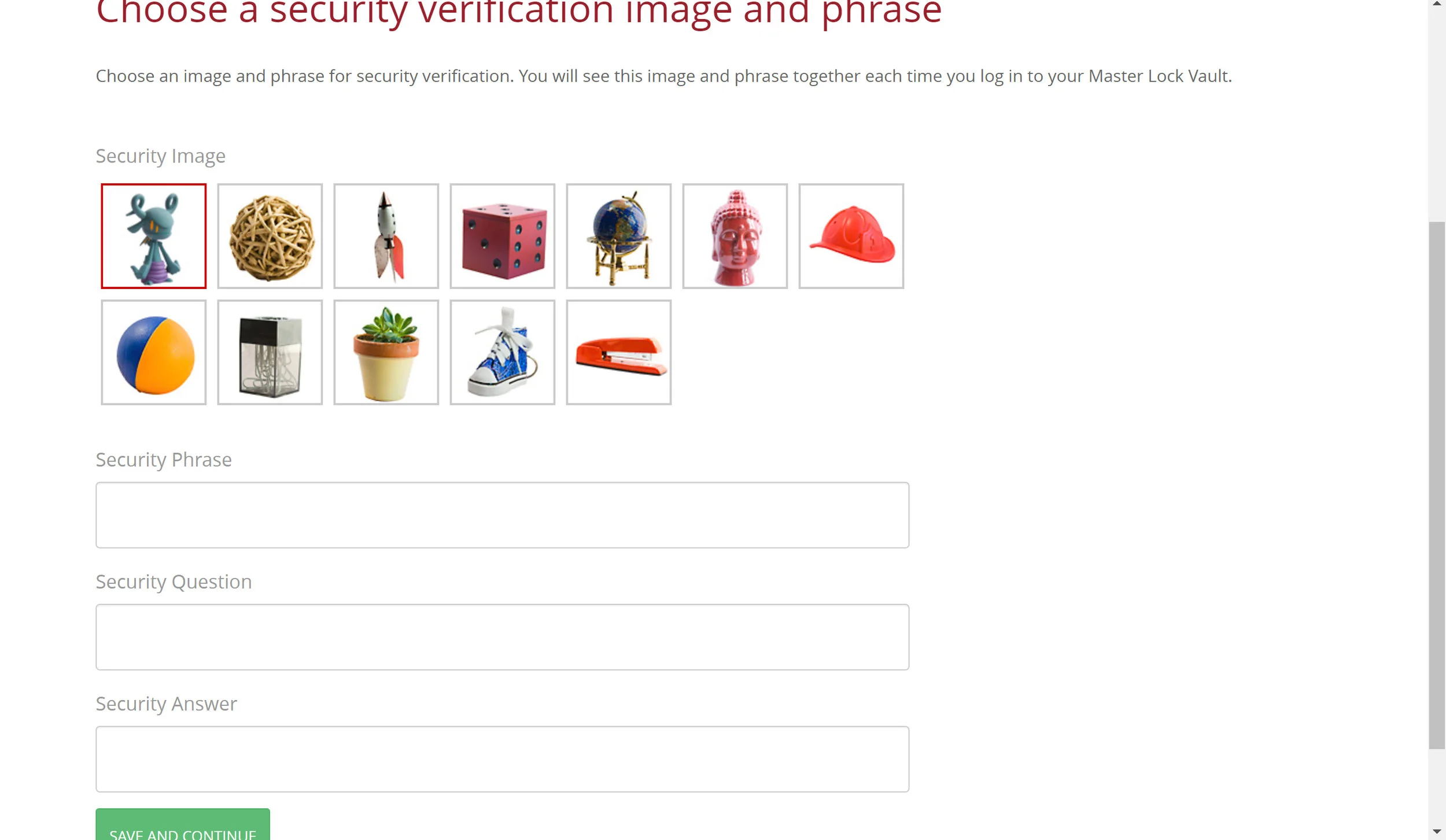 enrollment page 4 - security image and question.jpg
