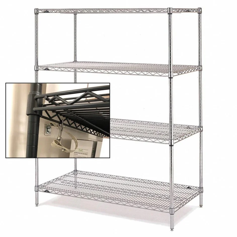 Storage Rack Fastening Kit (Wall Anchorage - Max 200 Lbs.)