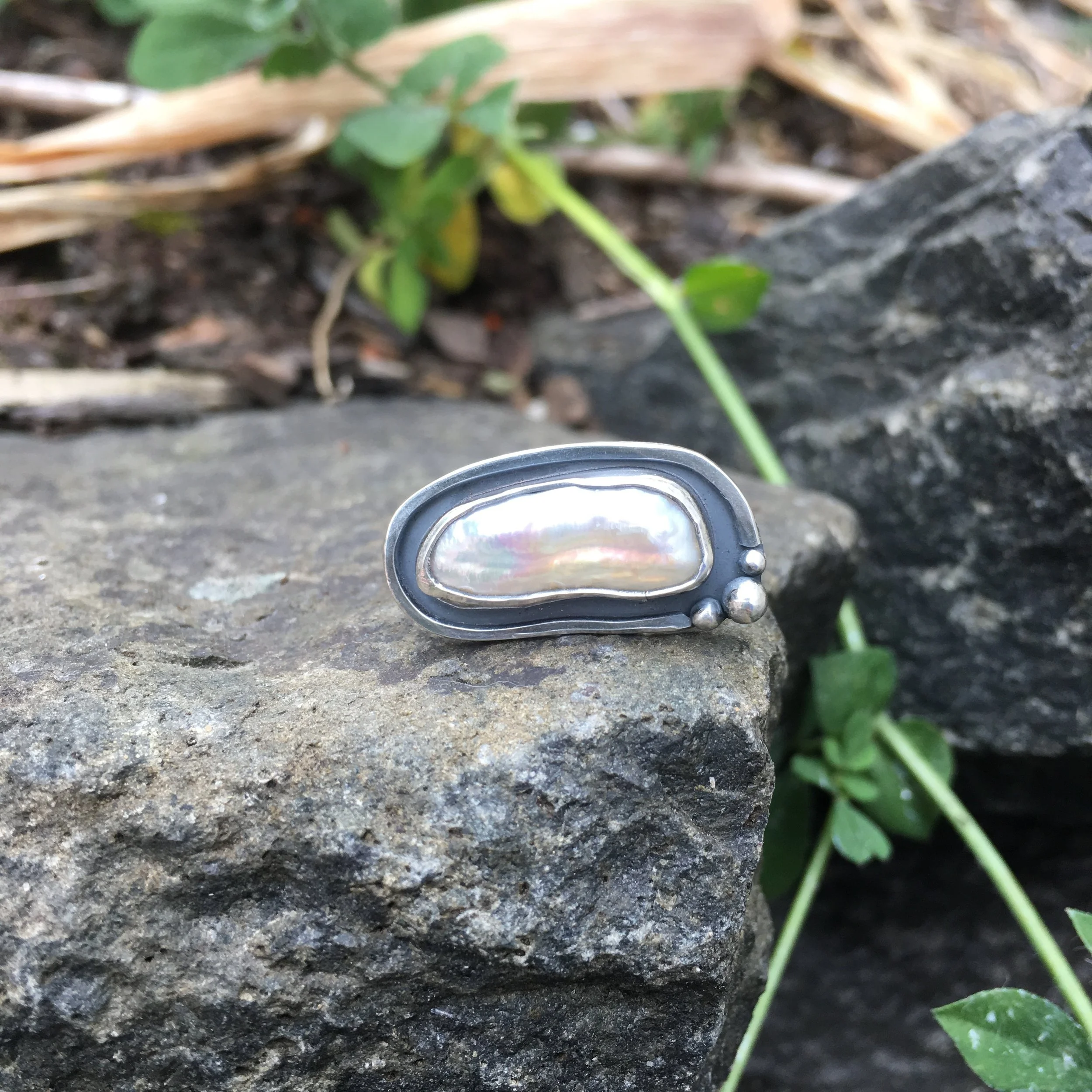 Cultured Pearl Ring