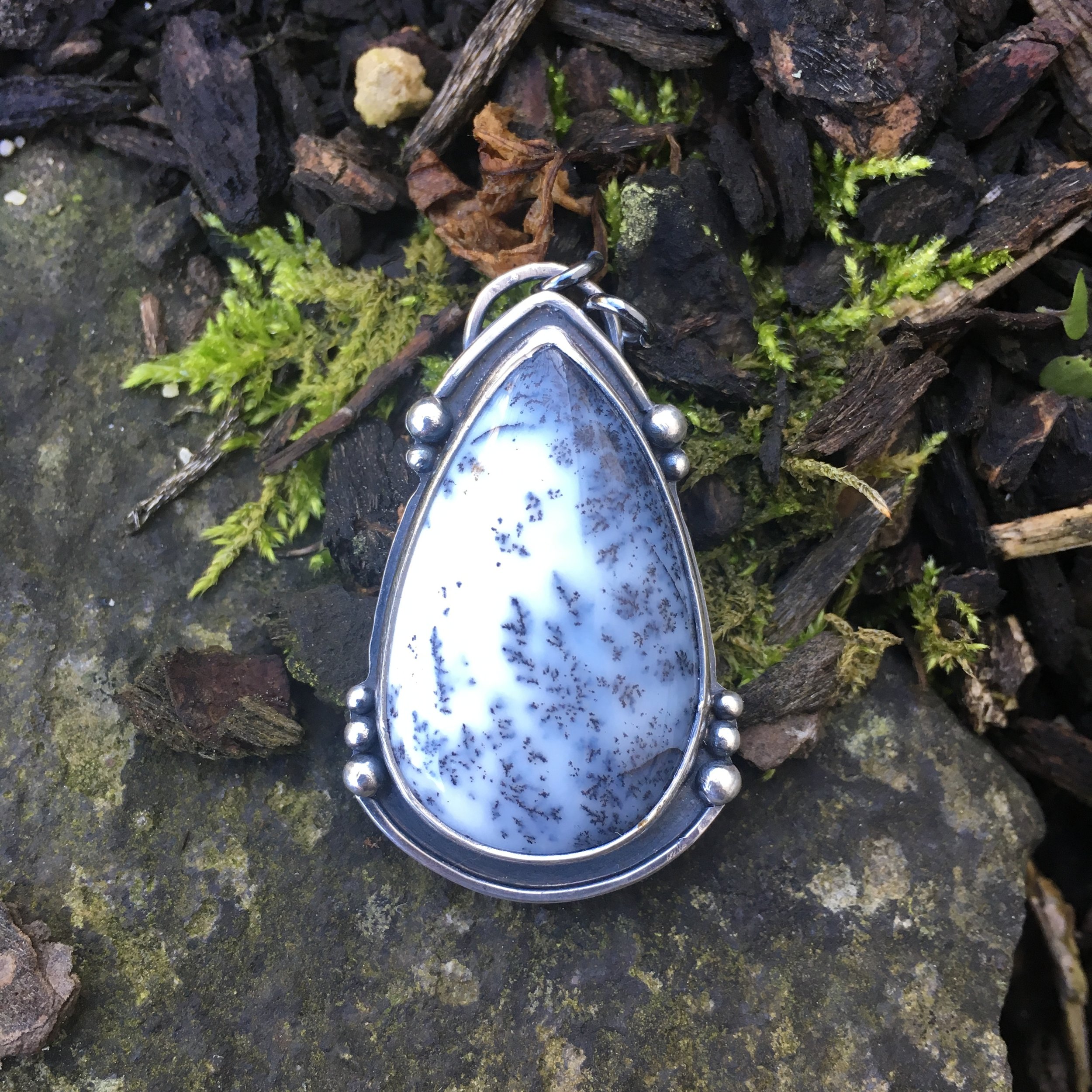 Dendritic Opal Necklace