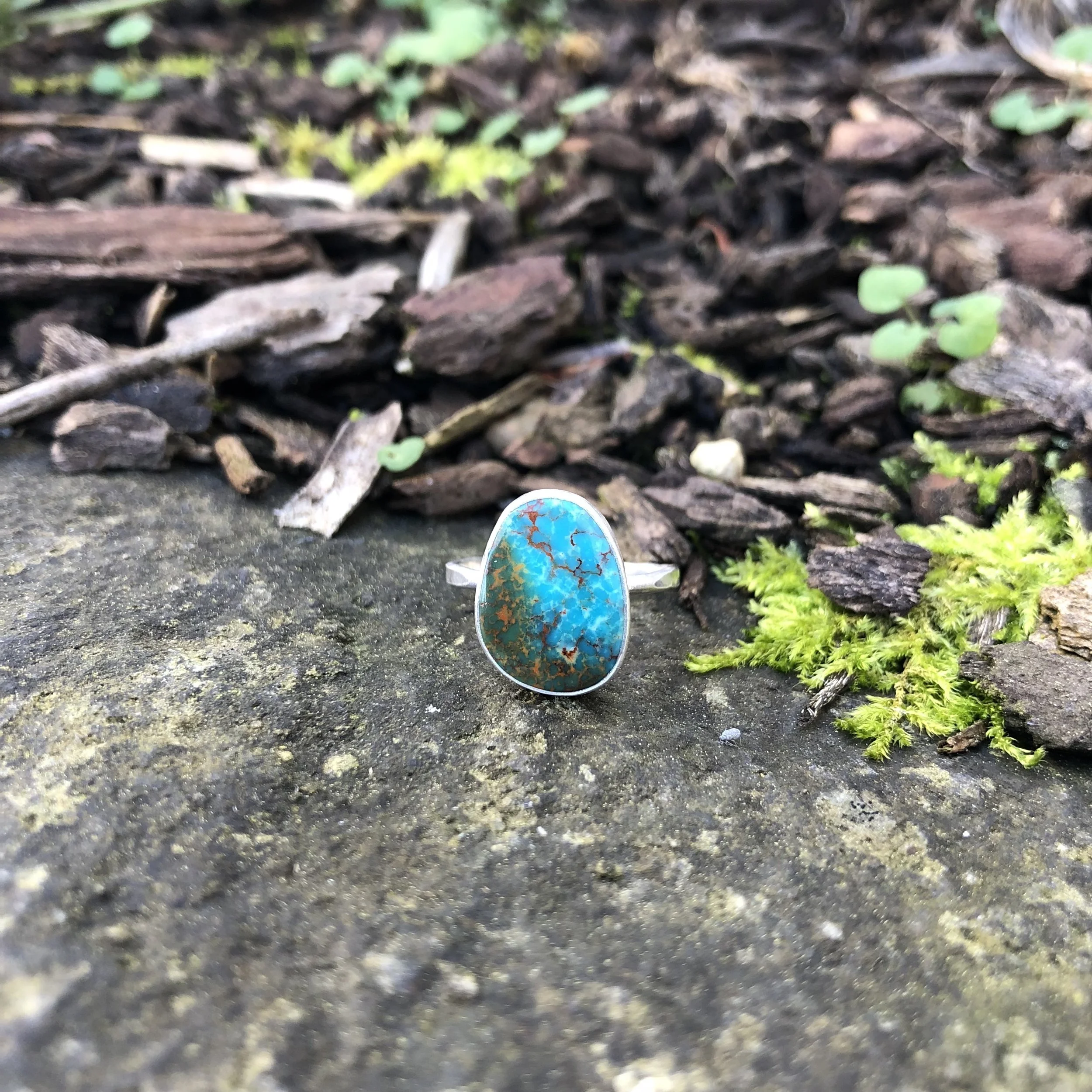Compass Turquoise Ring