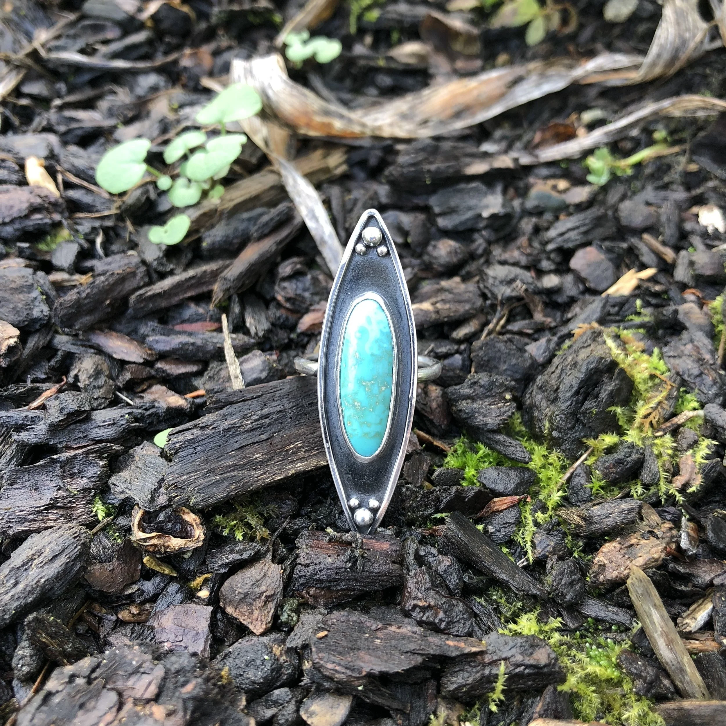 Kingman Turquoise Ring