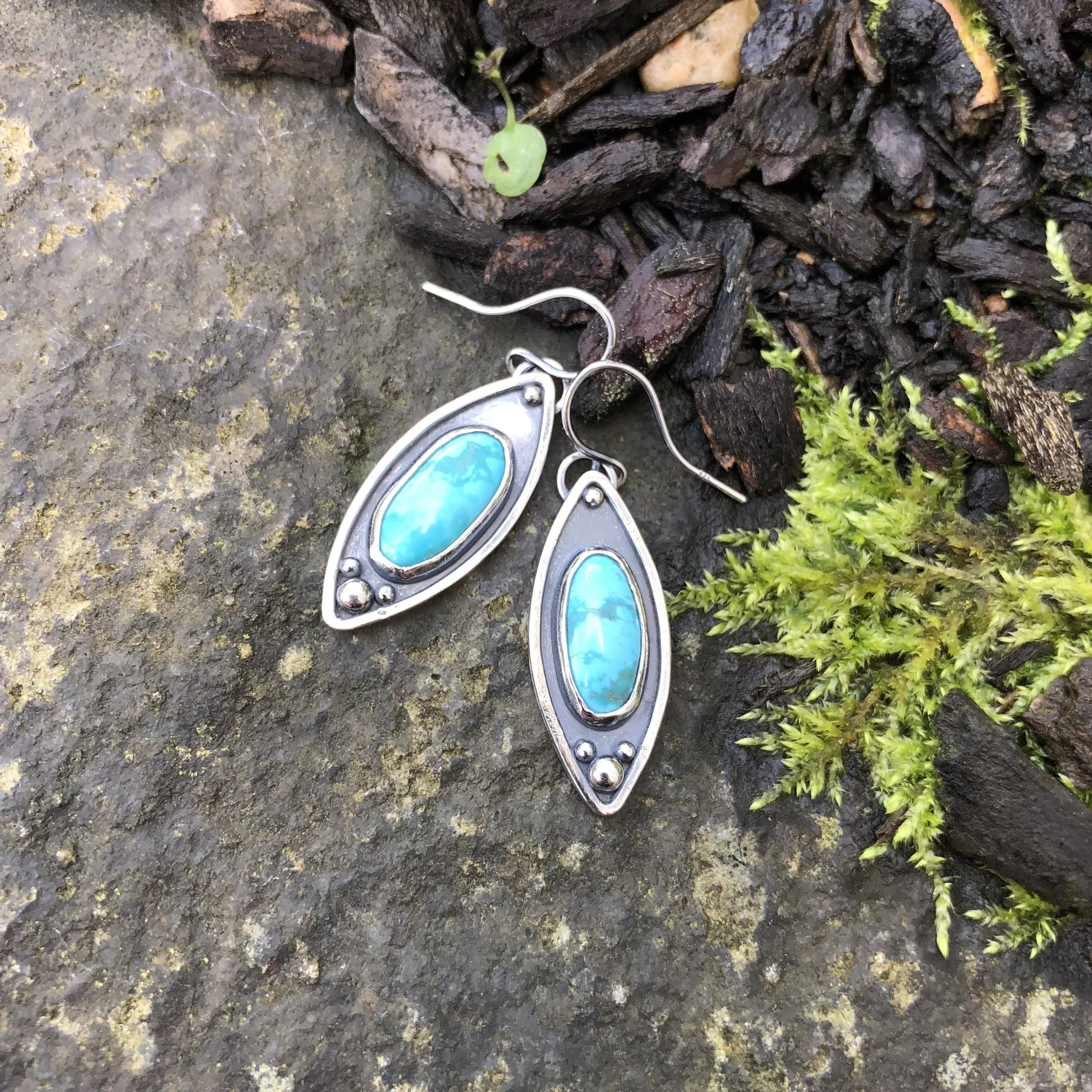 Kingman Turquoise Earrings