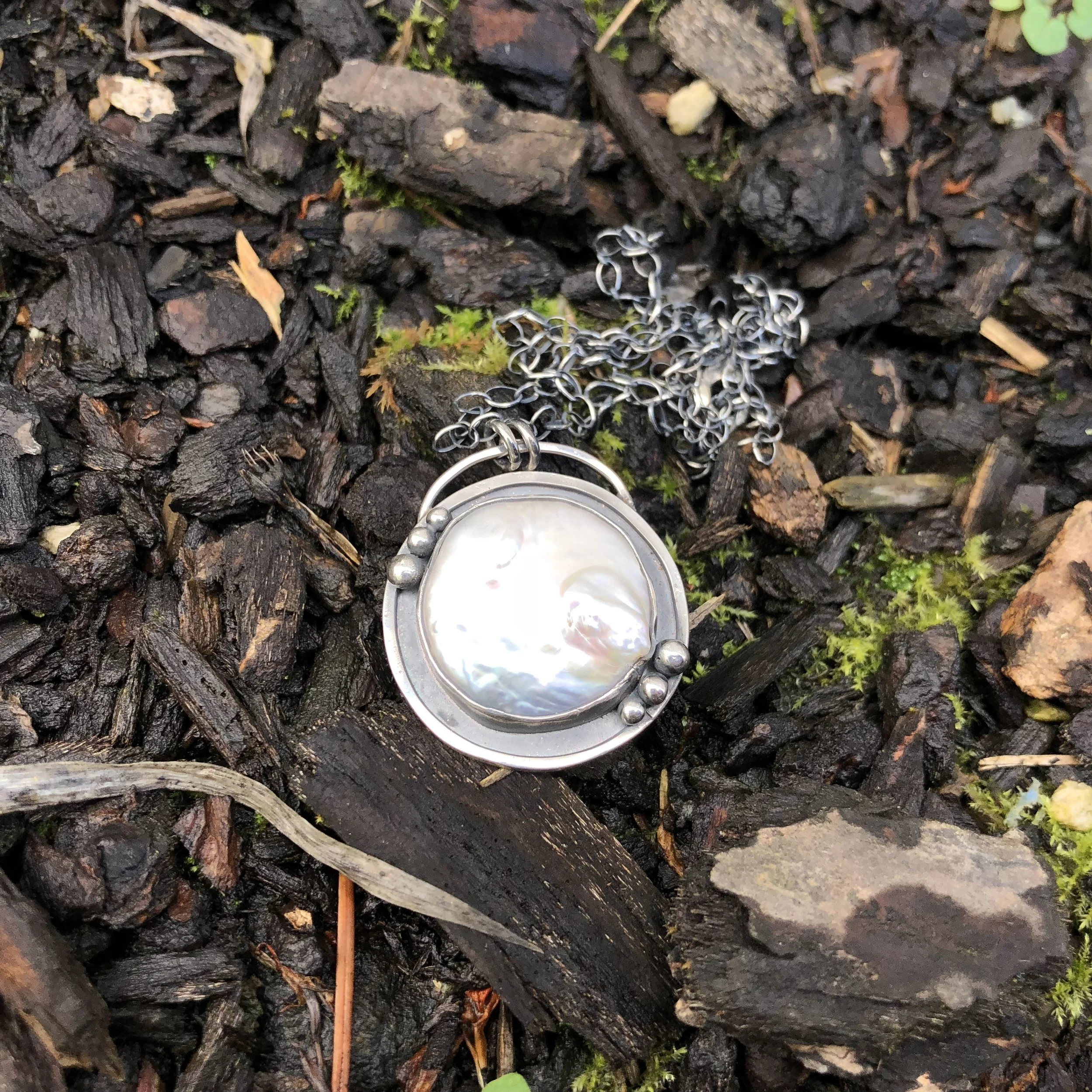 Coin Pearl Necklace