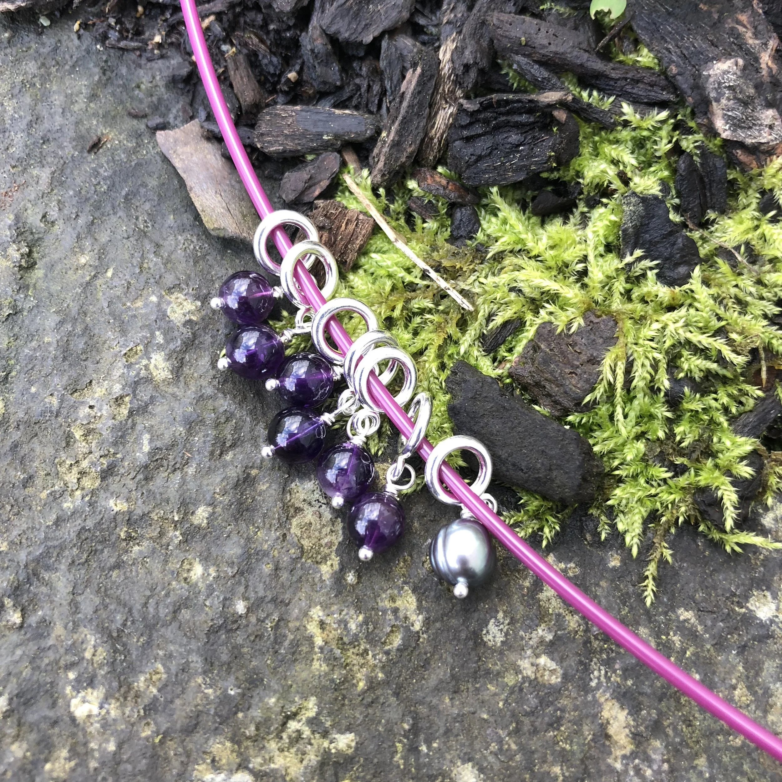 Stitch Markers - Peacock