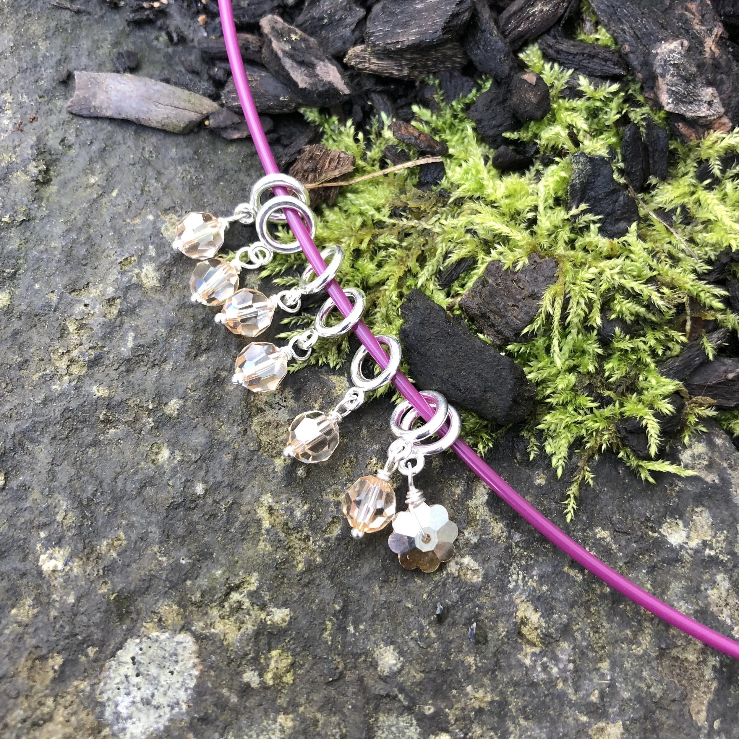 Stitch Markers - Golden Shadow