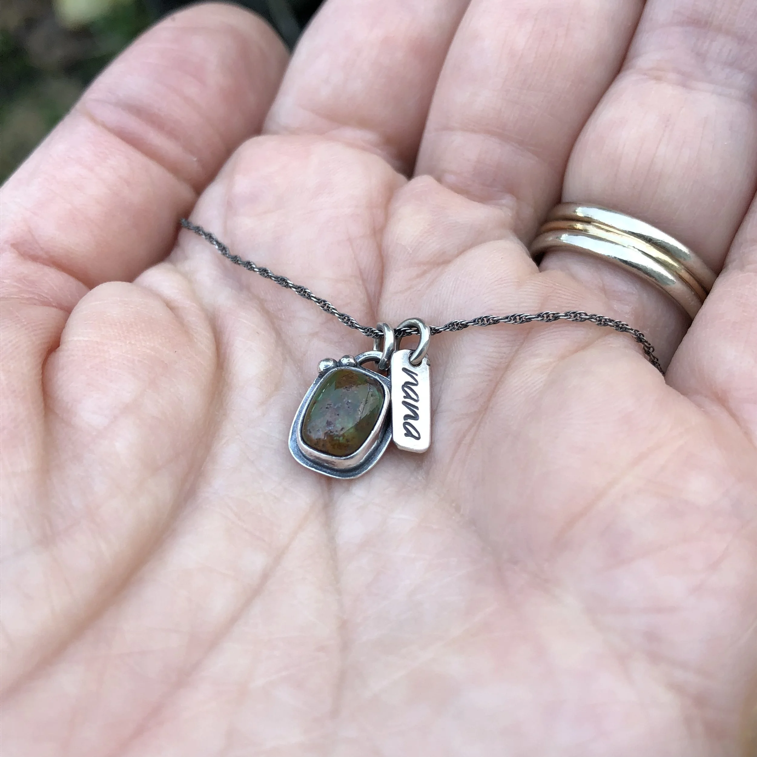 Charm Necklace - Fox Turquoise