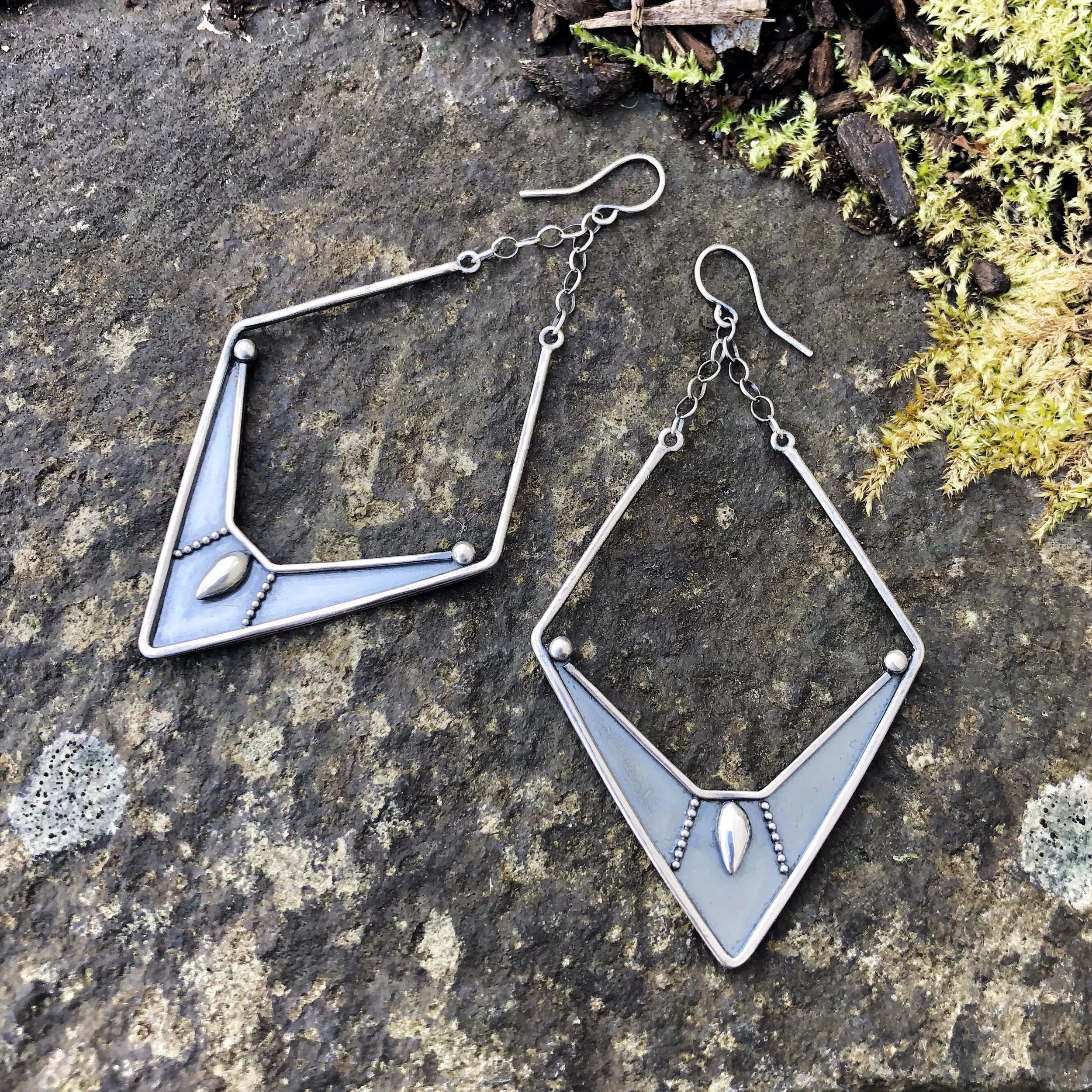 Large Diamond Earrings