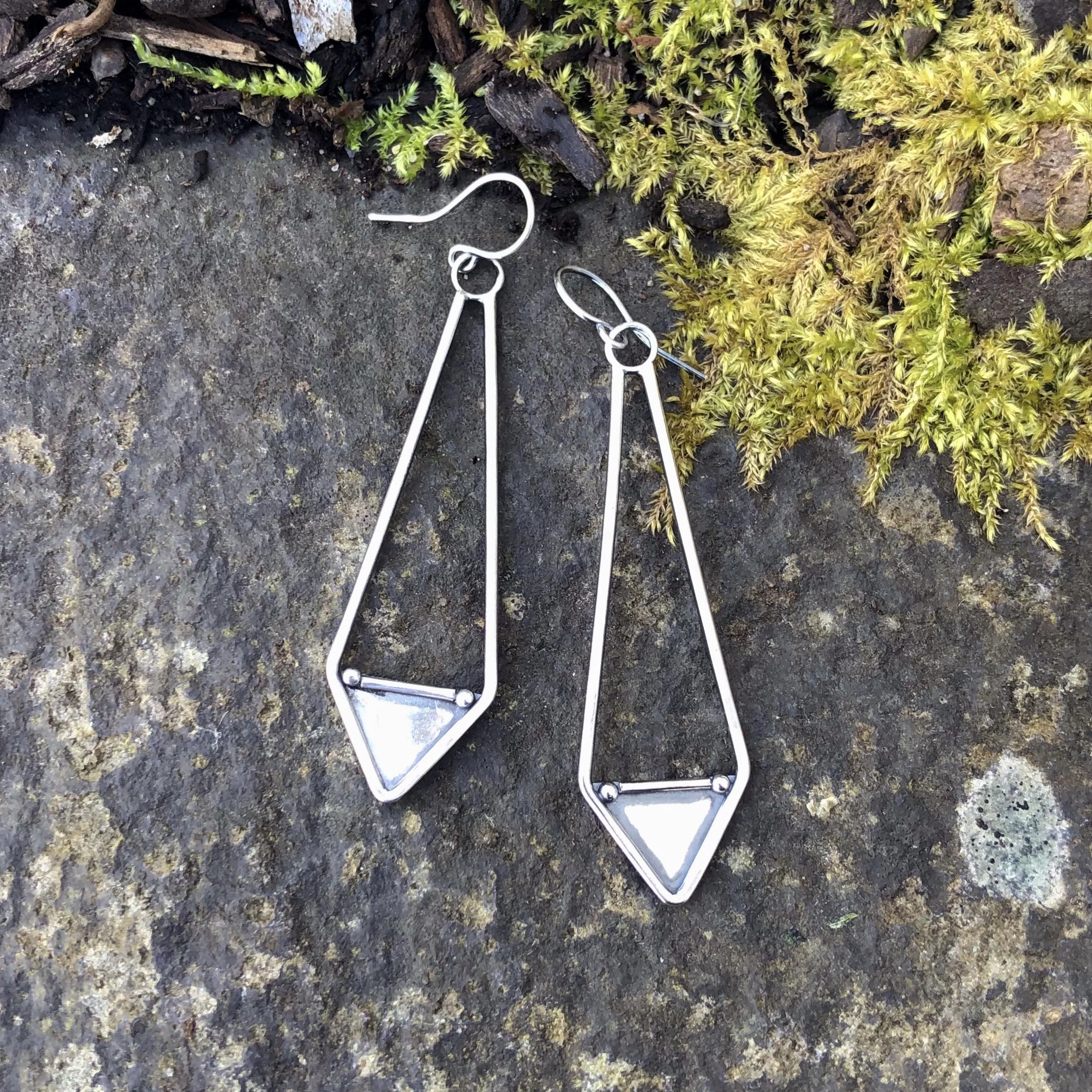 Triangle Drop Earrings