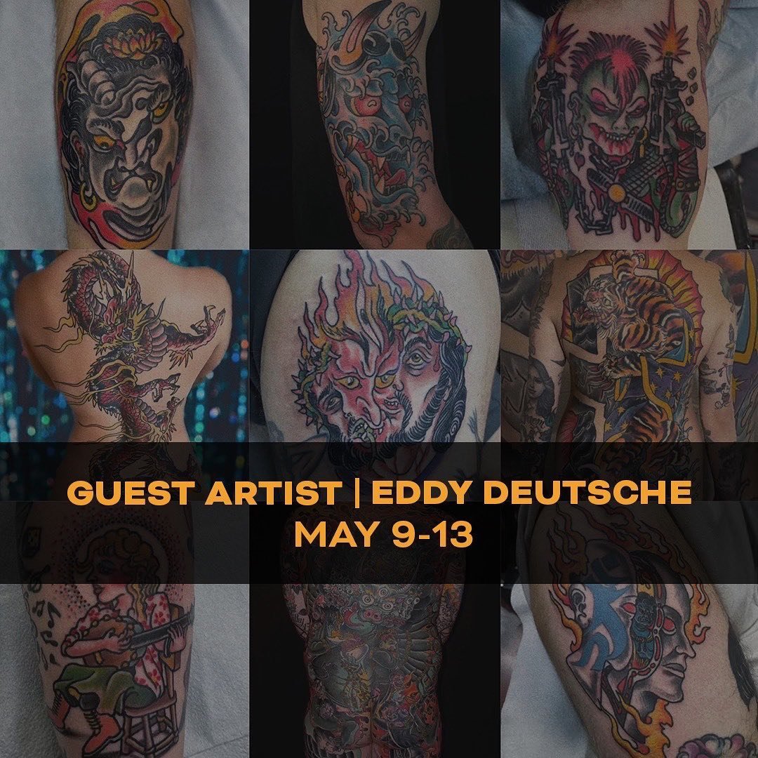 @eddydeutsche is coming back to Brooklyn! He will be with us from May 9th - 13th. Email to book:
3KBK@THREEKINGSTATTOO.COM 
.
.
.
#threekingstattoo #3k #3kbk #3knyc #3kli #3kldn #colortattoo #traditionaltattoo #tradtattoo #nyctattoo #bktattoo #nyctat