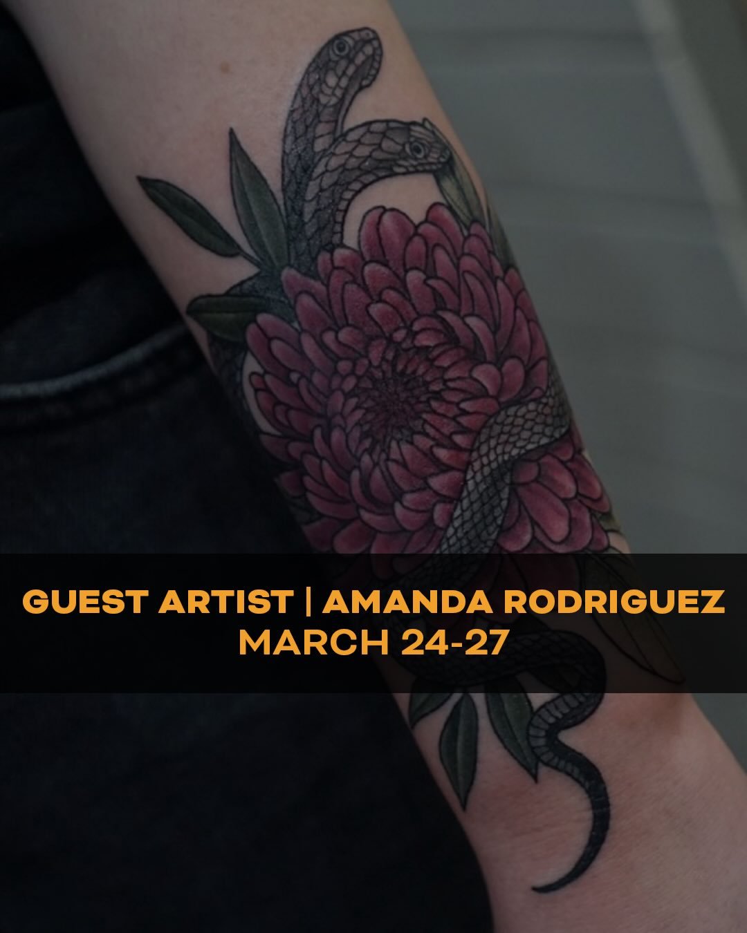 Owner &amp; operator of @threekingslondon, @amandatattoos, will be in Brooklyn later this month!
&bull;
March 24-27
.
.
.
#newyorkcity #london #ladyboss #ladytattooartist #guestspottattoo
