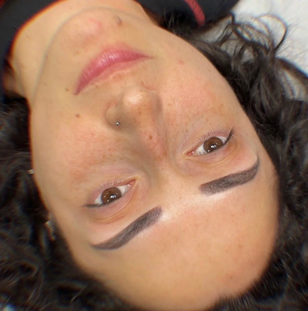 @that_browgirl has space in April/May for all your brow and juicy faux freckle needs! ✨ Reach out to her directly to book in!