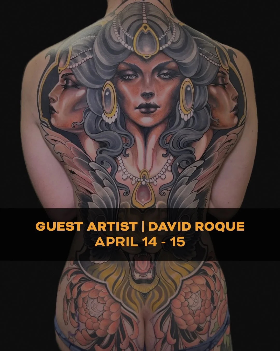 Catch @_.jewp._ at the shop this week! He has availability on Wednesday, April 15th ☝️
.
.
.
#threekingstattoo #tattoosnob #guesttattooartist #newyorkcity #neotraditionalworldwide
