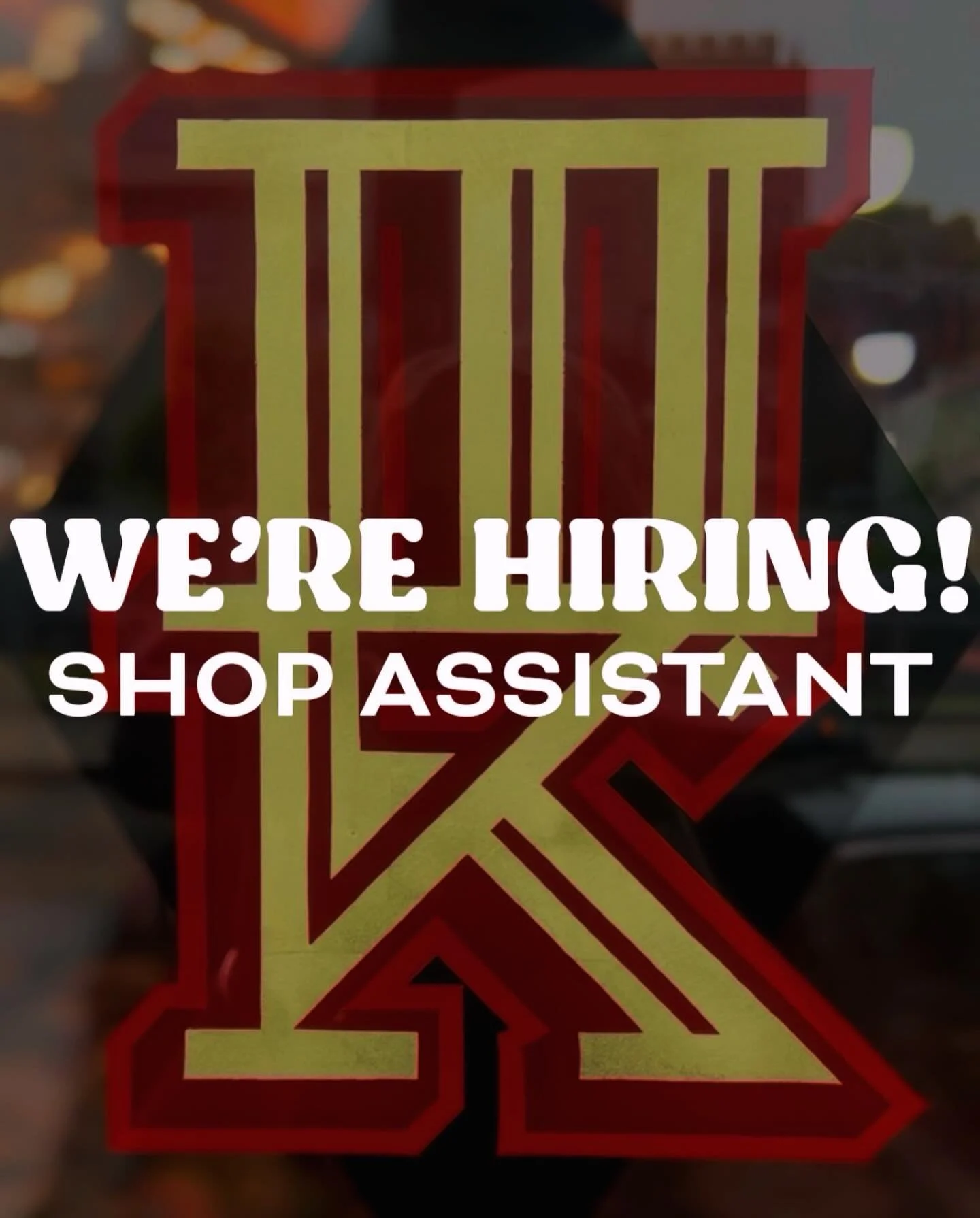 We&rsquo;re hiring! Three Kings Brooklyn is looking to fill a shop assistant position immediately. 

If you&rsquo;re a driven and organized individual who wants to work in a fast paced creative environment, email us your resume today!
&bull;
Email Za