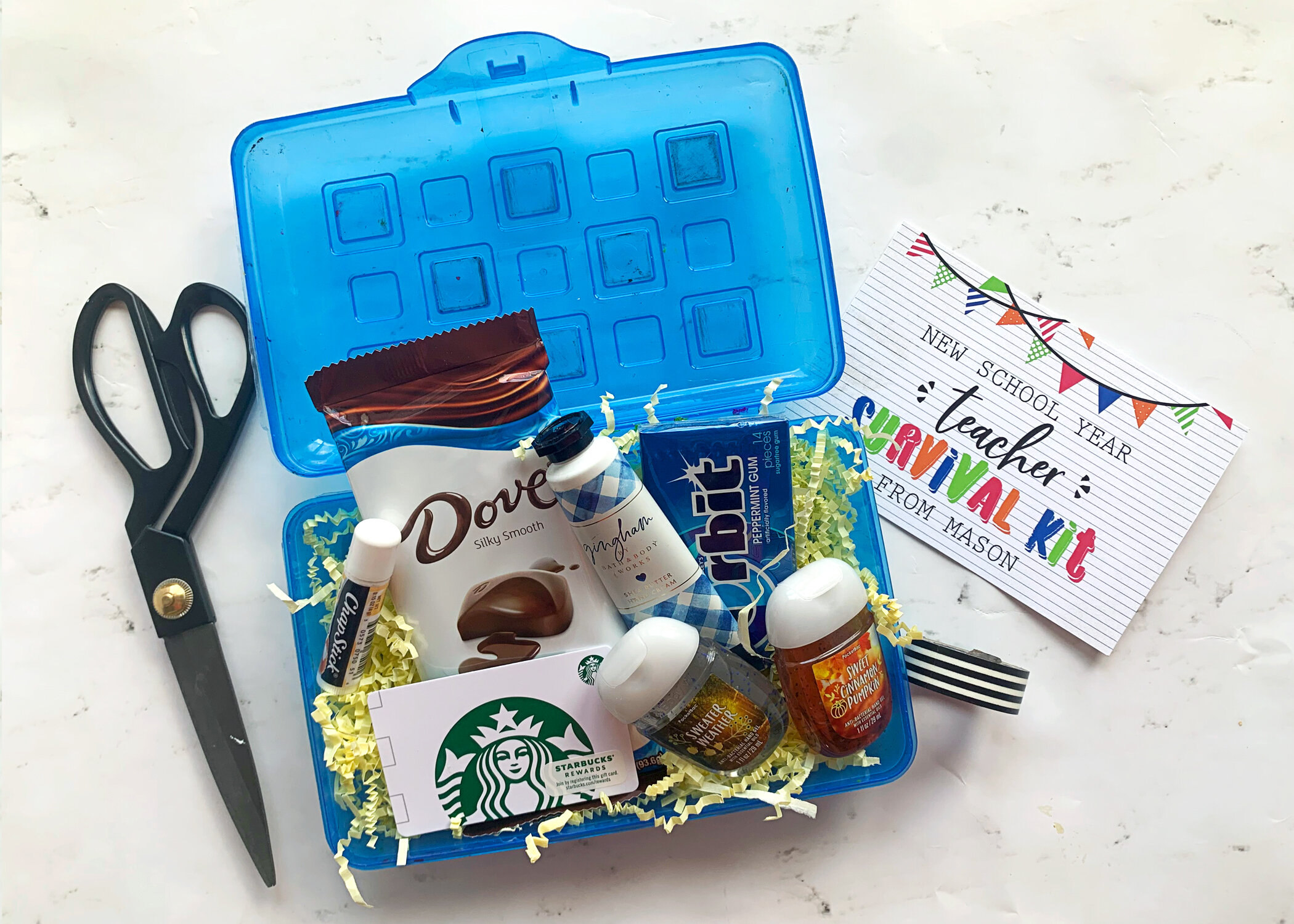Teacher Survival Kit Gift Idea, Appreciation Week
