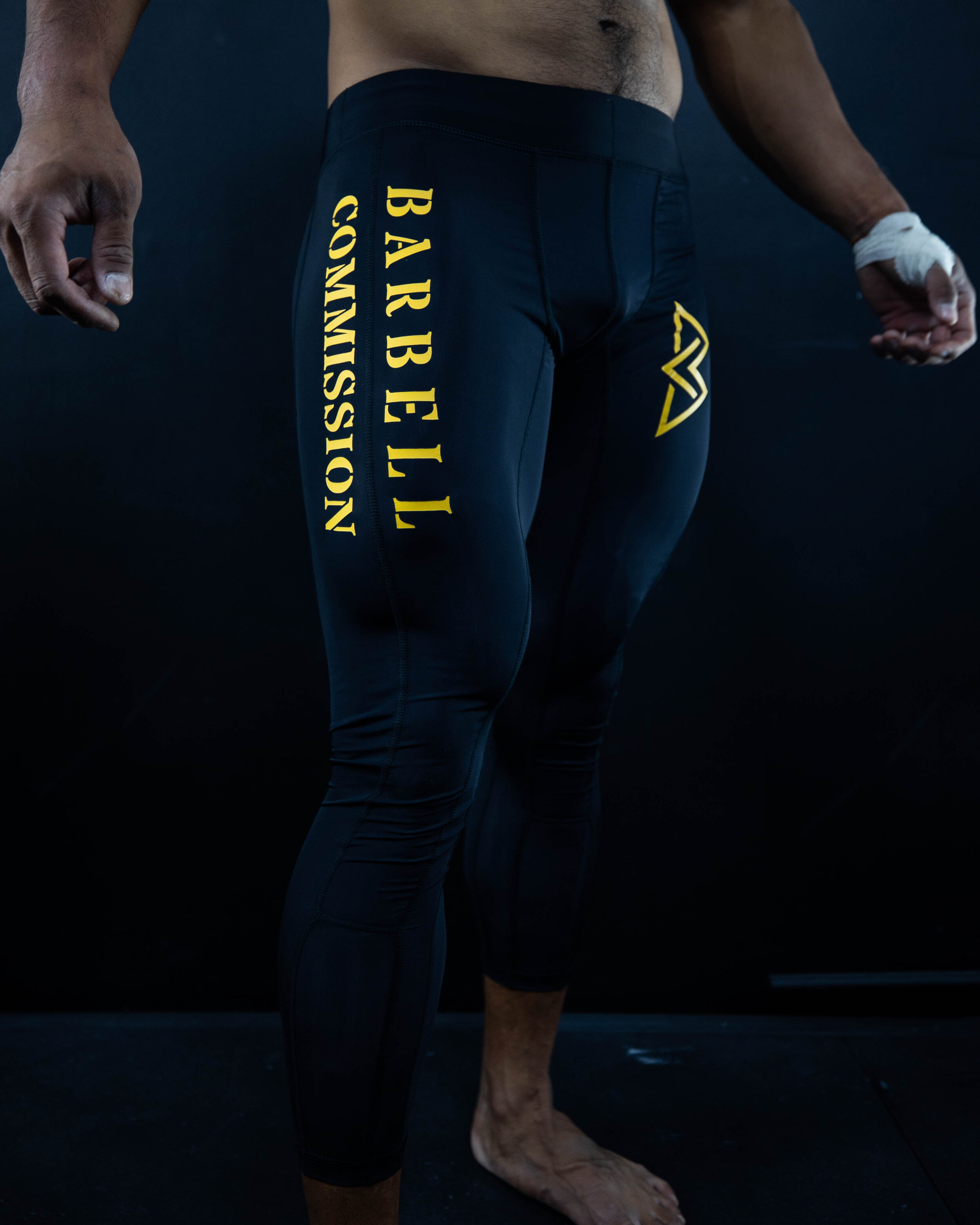 Compression Pants - Black x Metallic 
