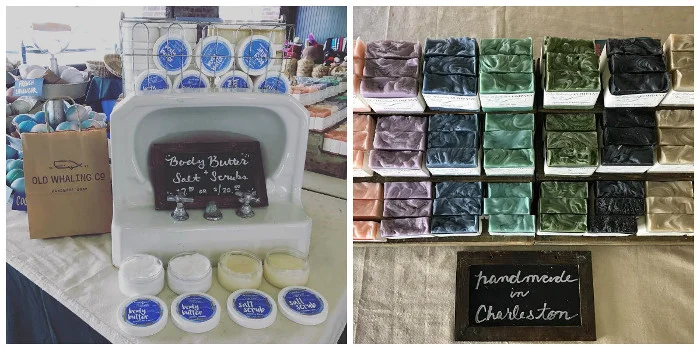 Several of Old Whaling Company’s gorgeous market displays.