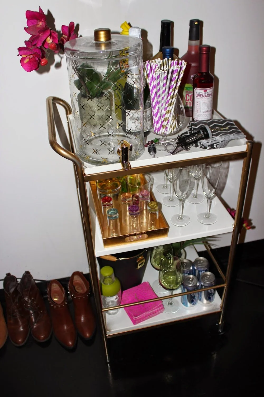 Glam Bar Cart