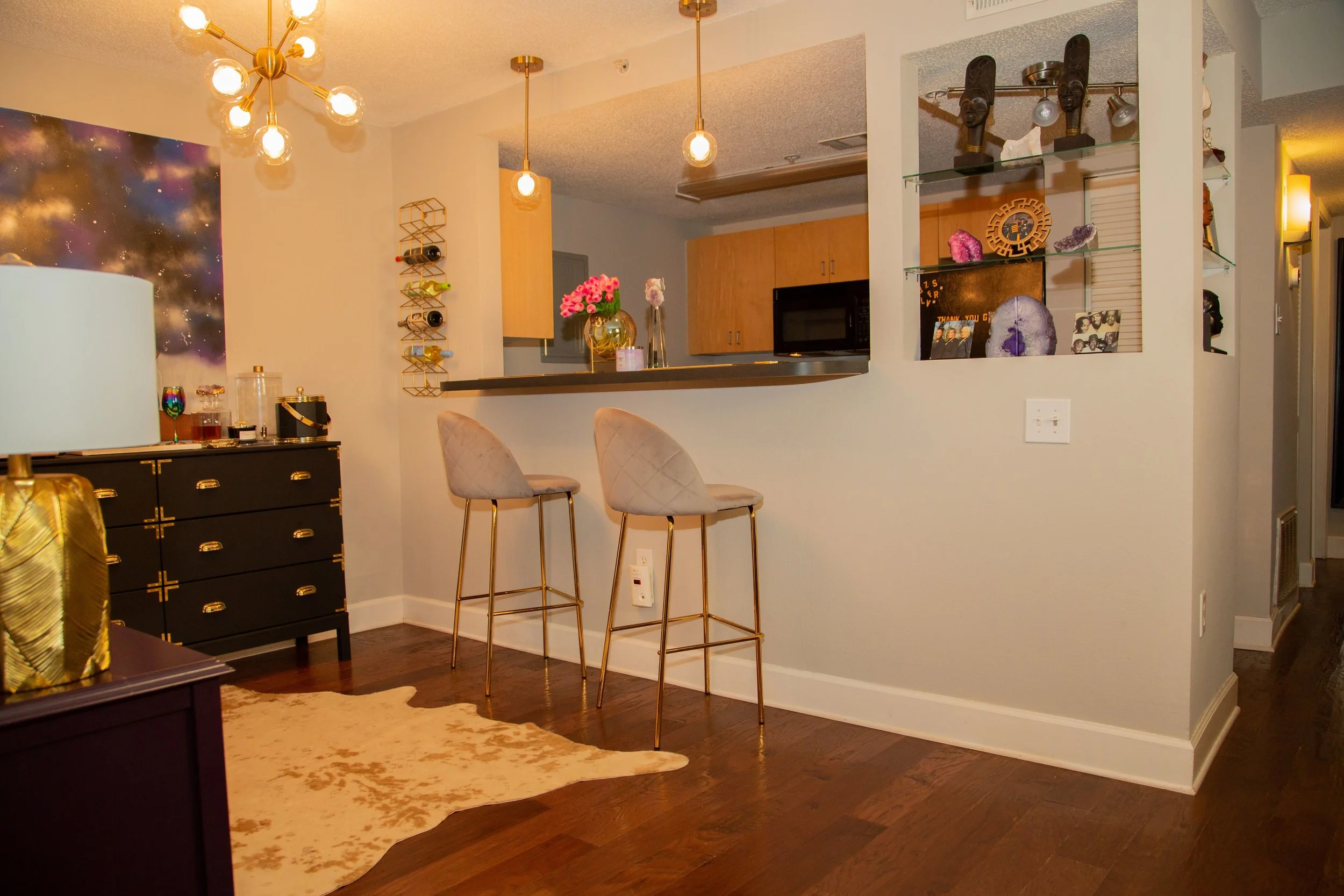 Dining room after