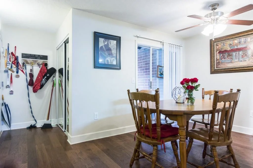 Dining room before