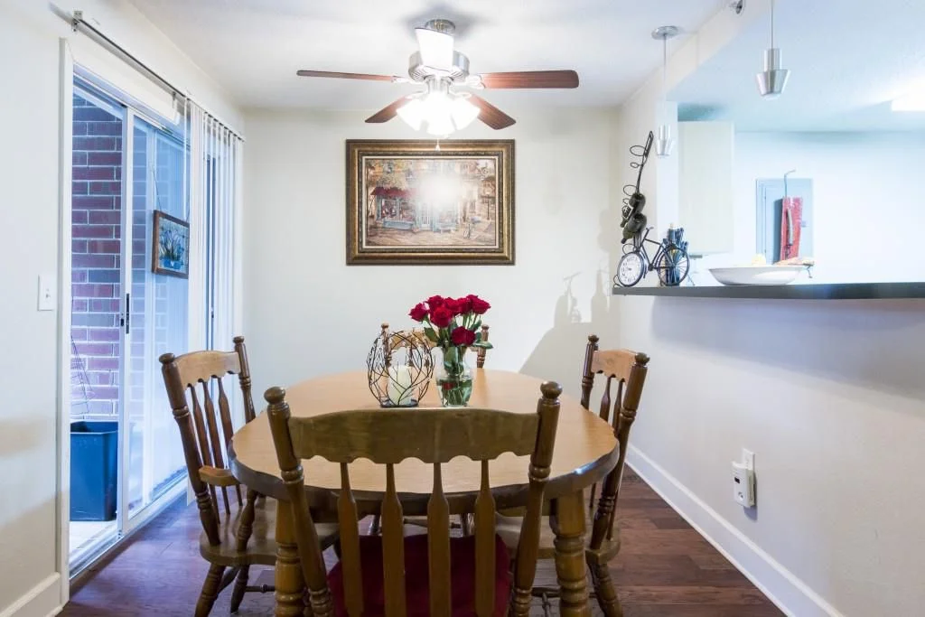 Dining room before
