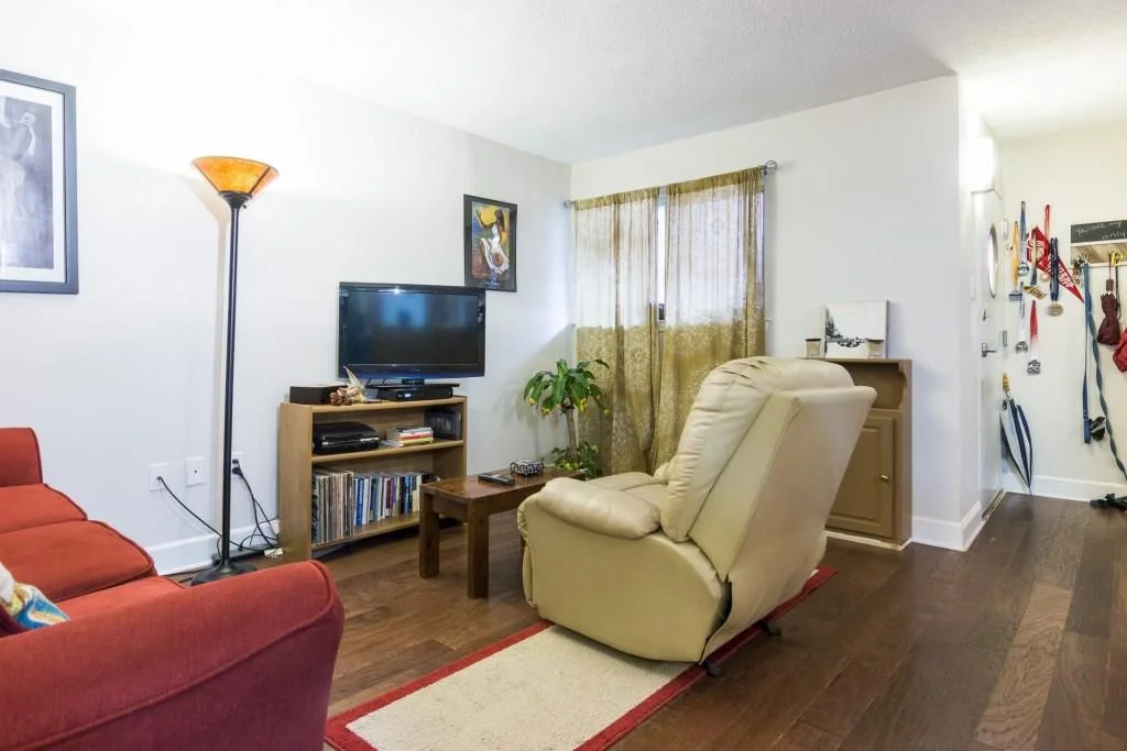 Living room before