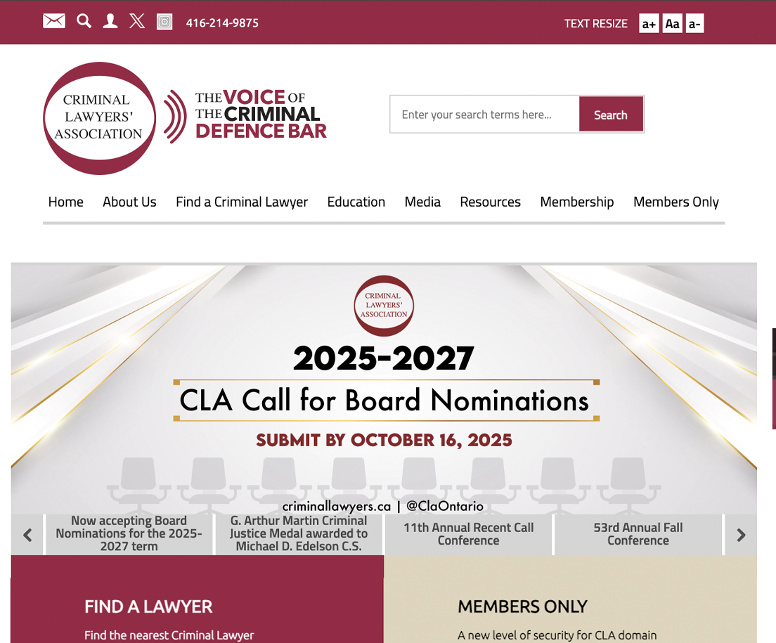 Criminal Lawyers Association