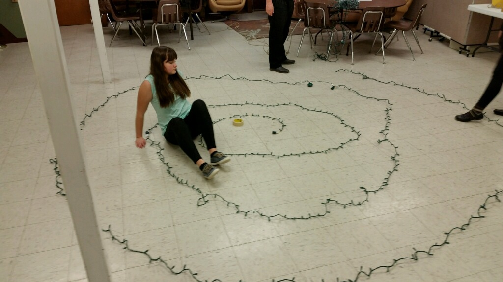  Preparing an inside labyrinth to use as a focused faith activity The spiritual disciplines are means by which we as individuals and as a community "practice" our faith. These holy actions have been practiced by believers since the earliest times, and are firmly rooted in Christ’s commands and examples in the Gospels. Gathering for Eucharist each week and on special days, centered prayer group, studying Scripture, Faith Formation (classes) for all ages, and our shared common liturgy based on the Book of Common Prayer help to root our community in the traditions of the church. 