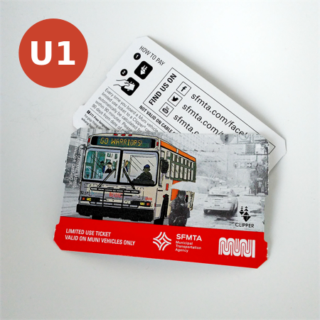 Muni Ticket with NFC