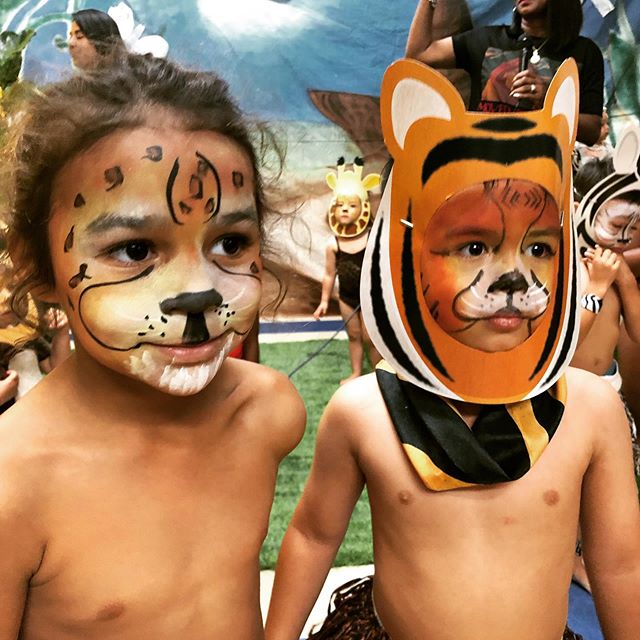 Hakuna Matata. The circle of life. #lionking #ohmy #cheetah #kinderkids #schoolplay #family