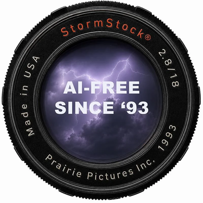 AI Free Photography Badge