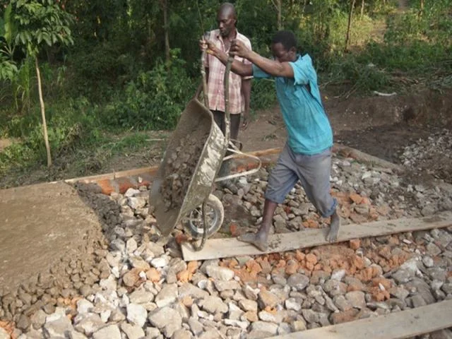 Getting the floor foundation laid