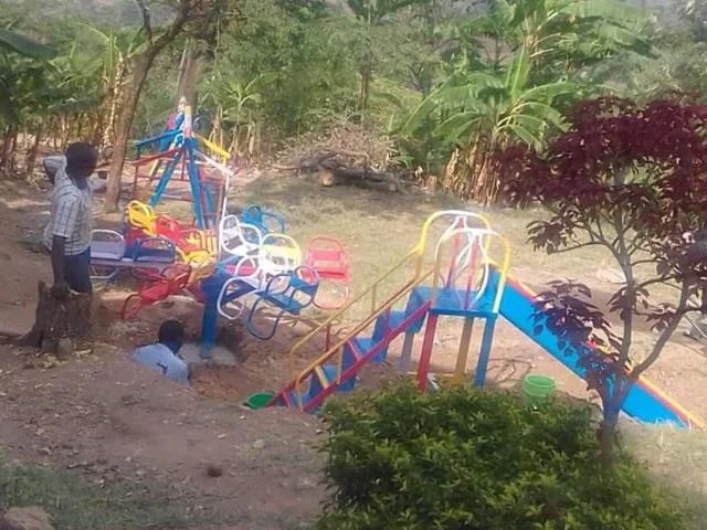 Playground in Uganda Complete