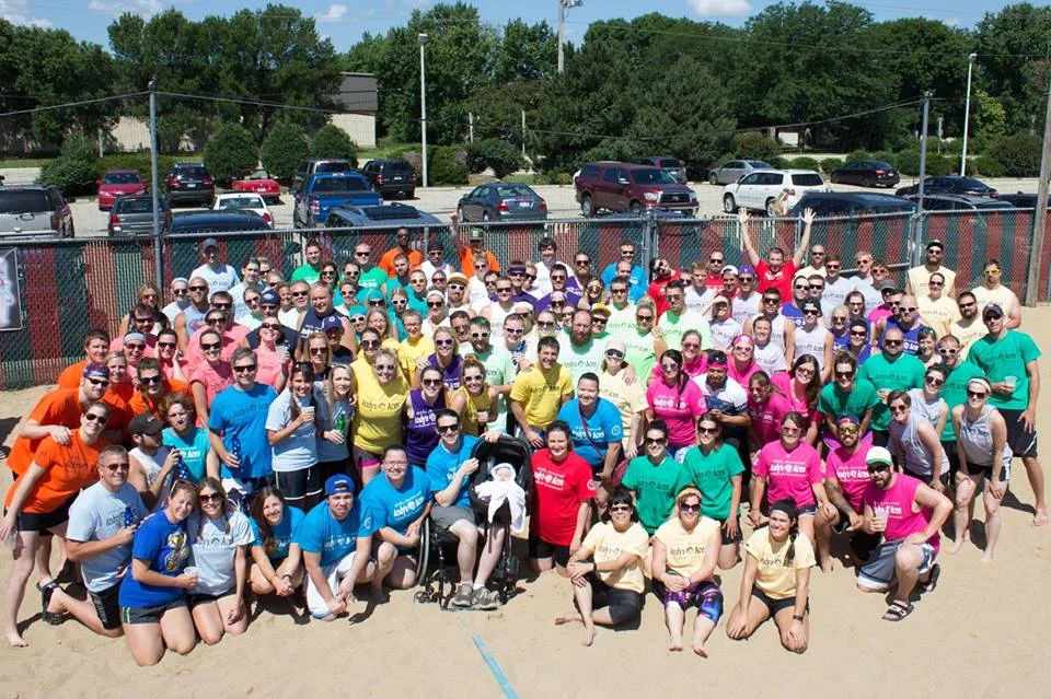 Money Raised via Andy's Aces Volleyball Tournament