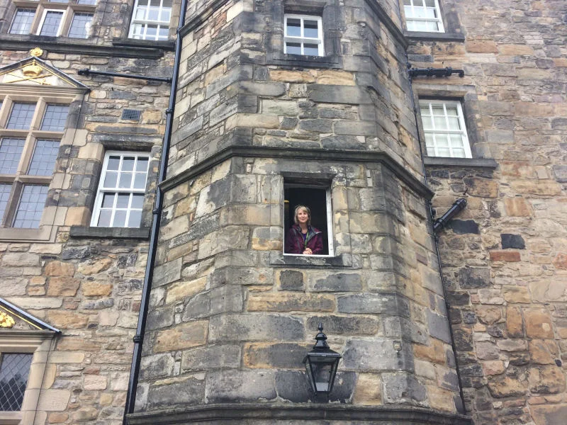 Edinburgh - Castle Window
