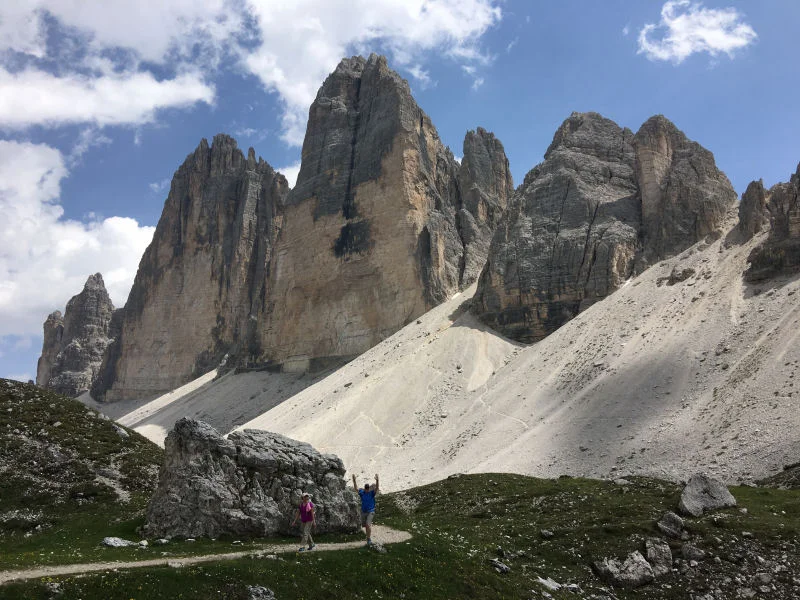 Tre Cime di Laverdo - And Footpath